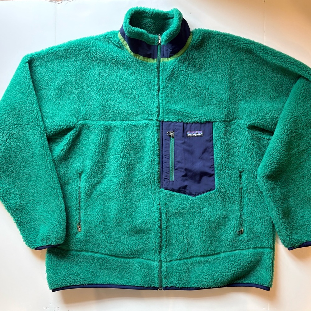 Patagonia Men’s Retro-X Green Fleece Jacket XL